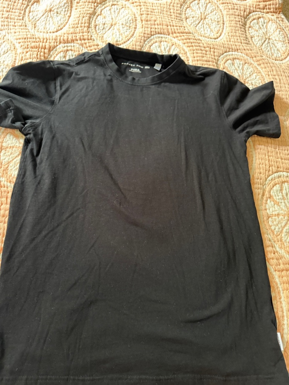 Men's Black Crew Neck Short Sleeve T-Shirt